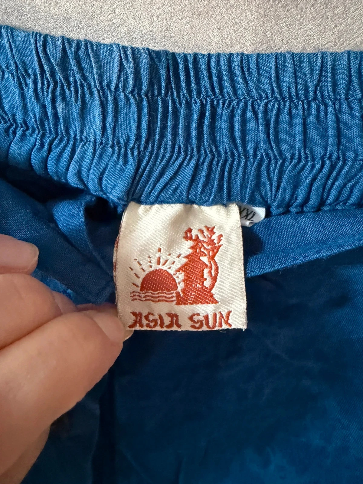 Falda azul con estampado xxxl – photo 2
